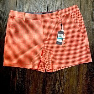 NWT Tommy Hilfiger Gingham plaid women’s Shorts 5” inseam Hollywood size 16